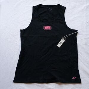 NWT Phluid Project Empowered Tank Top Black Pink Graphic Size S LGBTQIA